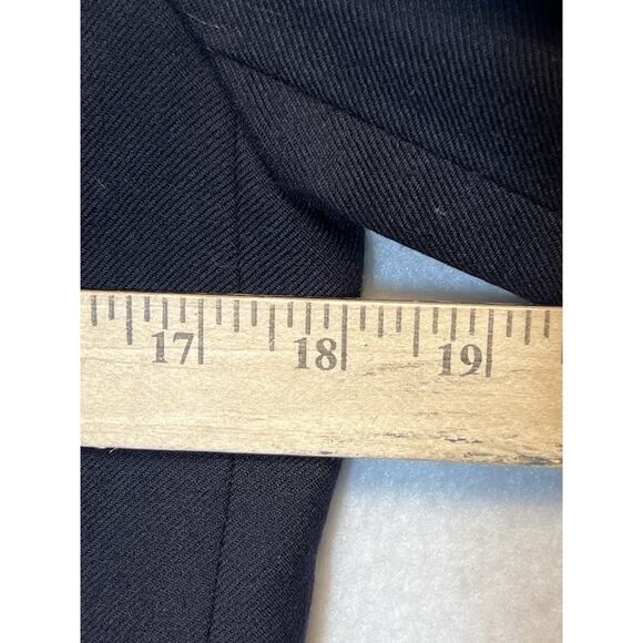 J Crew Womens Schoolboy Wool Blazer Sz 4 Navy 2 Button Classic Preppy Old Money - Picture 4 of 10